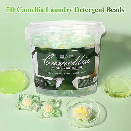 [✨100 kosov✨] Pralne kroglice Camellia s 5 v 1 perlicami, dolgotrajna dišava, koncentriran detergent, močna dekontaminacija