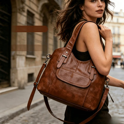 💓👜Ново! Мека кожена чанта 👛 Елегантна и просторна. 50% отстъпка!