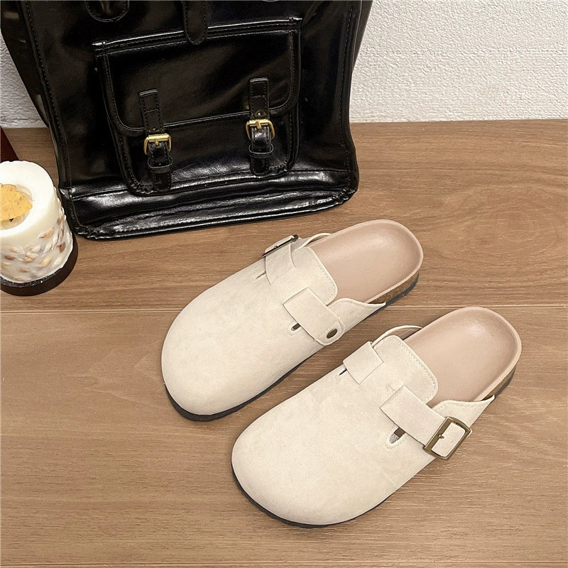 👡[Nov jesensko/zimski stil] [50 % popust] Zaprti copati, ženski čevlji z mehkim podplatom