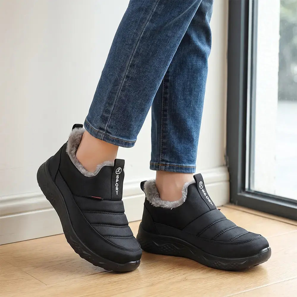 【35-41】Nowe damskie buty zimowe – ocieplane, grube, ciepłe, casualowe, śniegowce dla mam