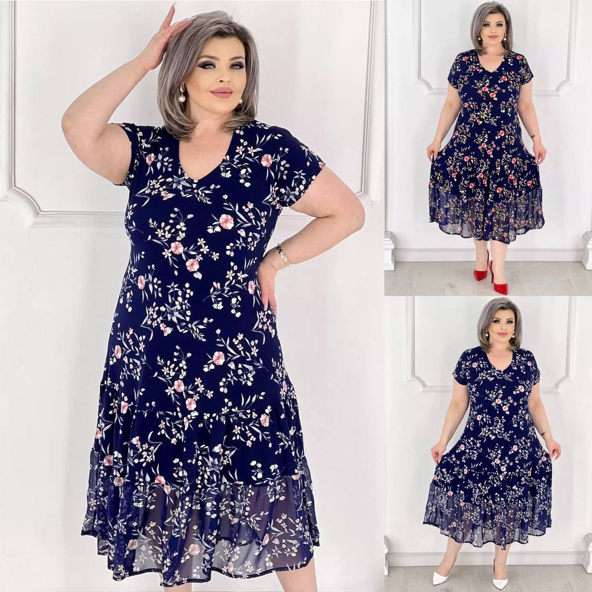 【50% отстъпка】💕【S-5XL】Висококачествени, удобни и стилни рокли