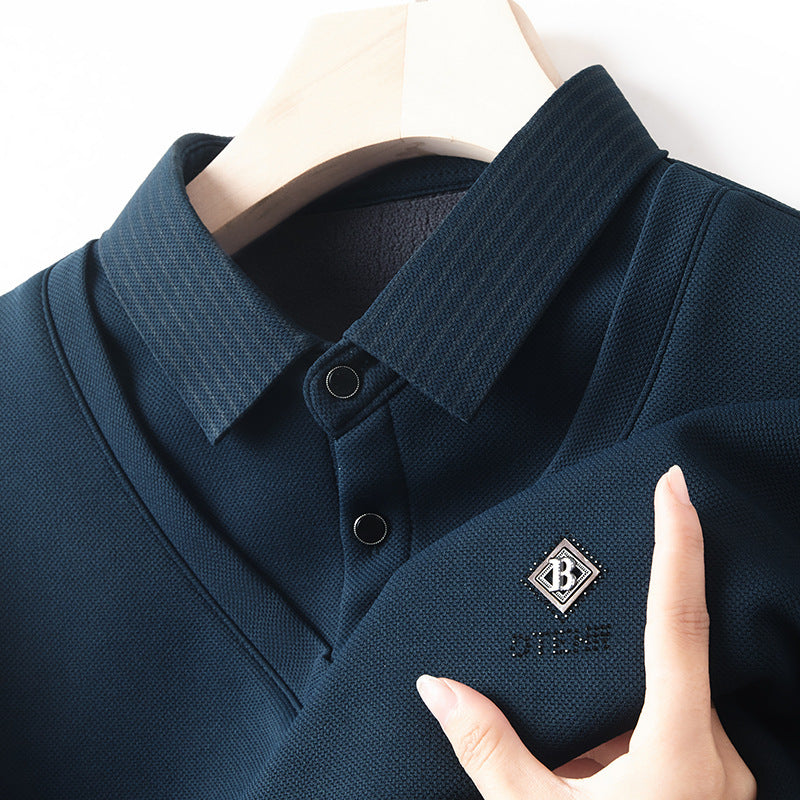 👔Predaj na konci roka-50% zľava🔥【M-4XL】Mužský prémiový kašmírový dvojdielny teplý top všetko v jednom