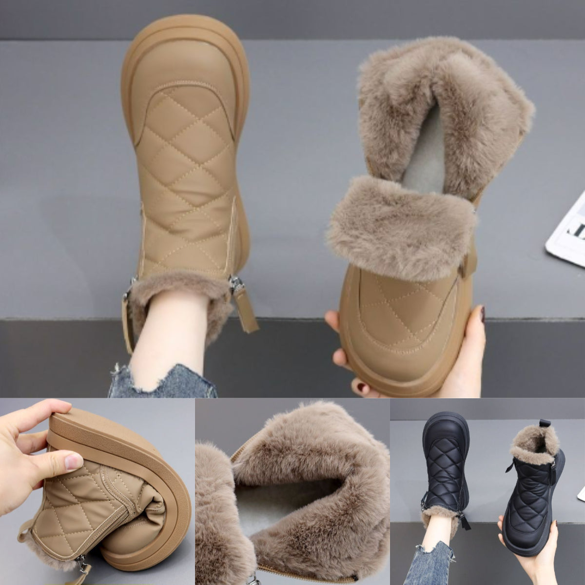 👢【35-41】[Hot Spot] 2025 Есен Зима Нови топли ботуши за сняг с дебела подметка.