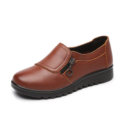 🔥【35-41】Удобни обувки от телешка кожа, мека подметка, неплъзгаща се, устойчива на износване за дълго време, гарантирано качество