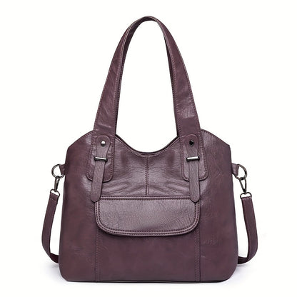 💥👜【50% отстъпка】💥2025 нова дамска висококачествена ретро чанта за рамо с голям капацитет, модерна мека кожа, текстура онлайн💖