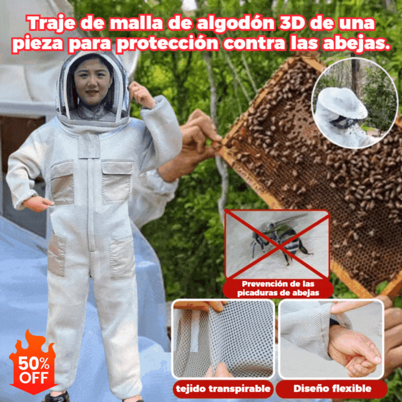 【M-2XL】🐝Mono de abeja confeccionado en malla de algodón 3D✅️Pago contra entrega