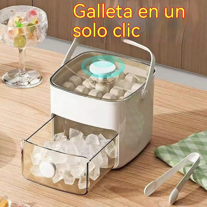 🔥🧊 Bandeja para cubitos de hielo 2026 con tapa: hacer hielo es fácil.