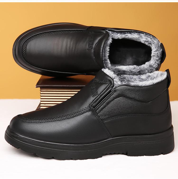 【38-48】Nove moške zimske snežne škornje, ojačane z žametom in toplimi