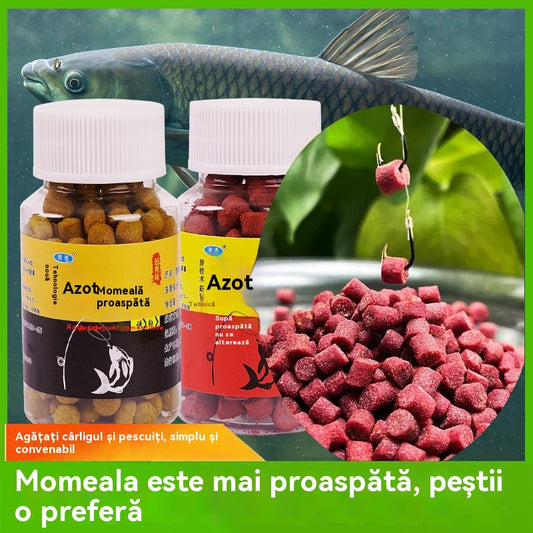 🎣【Pescuit în câteva secunde】【10 sticle】Granule proaspete de momeală de proteine animale