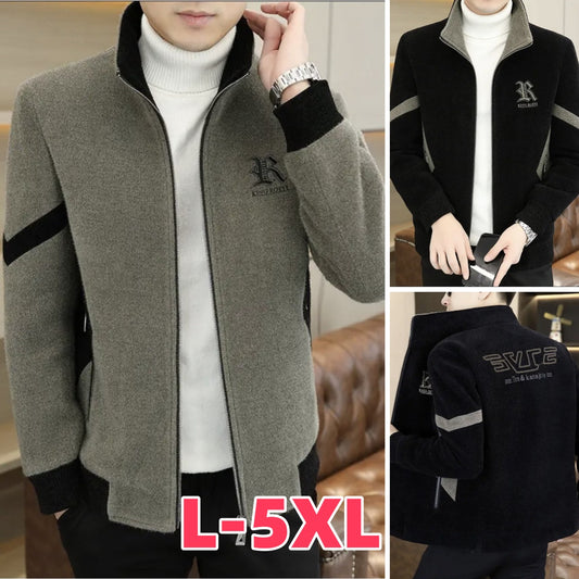 👍【50% zľava】🔥 【L-5XL】 Nová pánska bunda, hrubá, kvalitná, teplá