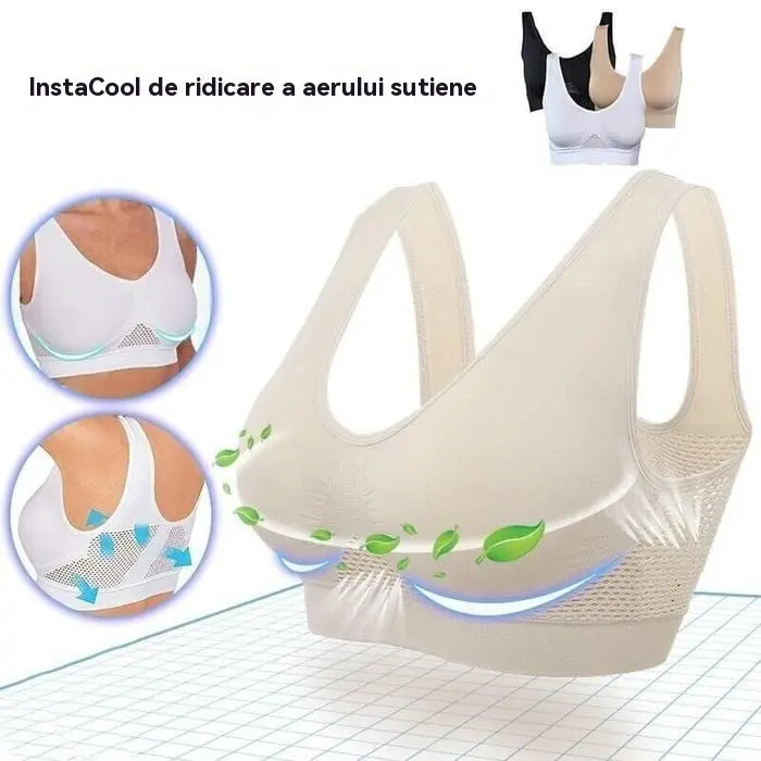 😍【Balení 3 kusů】Bezešvá podprsenka pro plné tvary ❤️ Prodyšná a chladivá【40–120KG】