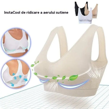 😍【Balení 3 kusů】Bezešvá podprsenka pro plné tvary ❤️ Prodyšná a chladivá【40–120KG】