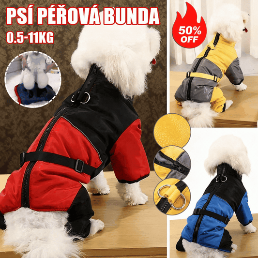 🔥【Sezonska razprodaja - 50 % popust】【1.5-10kg】🐕Jesensko/zimska puhovka za pse, topla, debela in vodoodporna