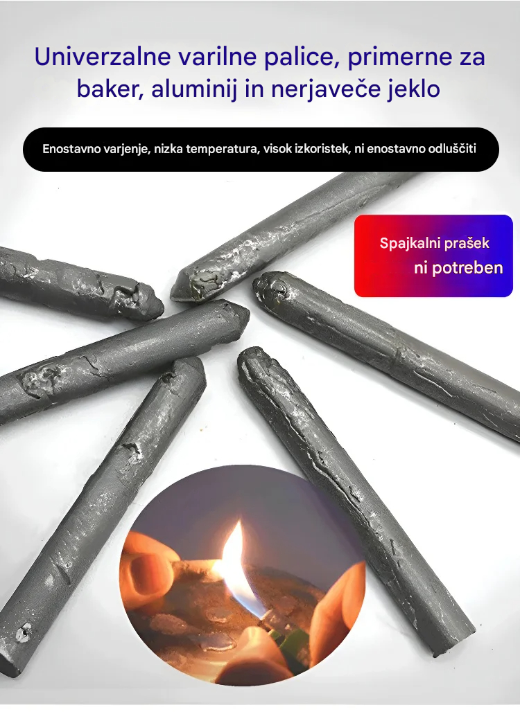 🌟👍【12 kusov】Univerzálny zvárací drôt z nehrdzavejúcej ocele za nízku teplotu