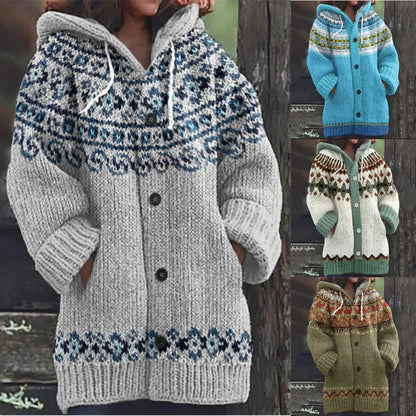 🔥 Ostatni dzień – 50% zniżki 🔥【S–5XL】✨ Nowy kolorowy sweter z kapturem na jesień i zimę