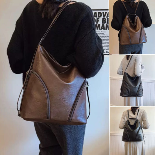 【50% kedvezmény】👝Modern retró válltáska, nagy kapacitású, egy vállon, keresztben vagy mindkét vállon viselhető.