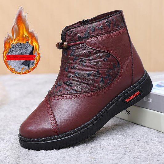 🌺🔥【Promocijska ponudba】🔥【 35-41】 Debeli, flis, nedrseči, mehki, topli, bombažni ženski zimski škornji