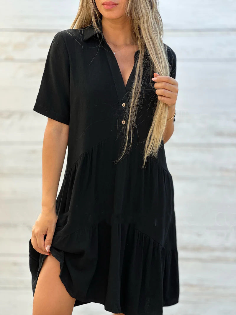 🔥👗【S-5XL】Visokokakovostna, lahka in zračna modna obleka.