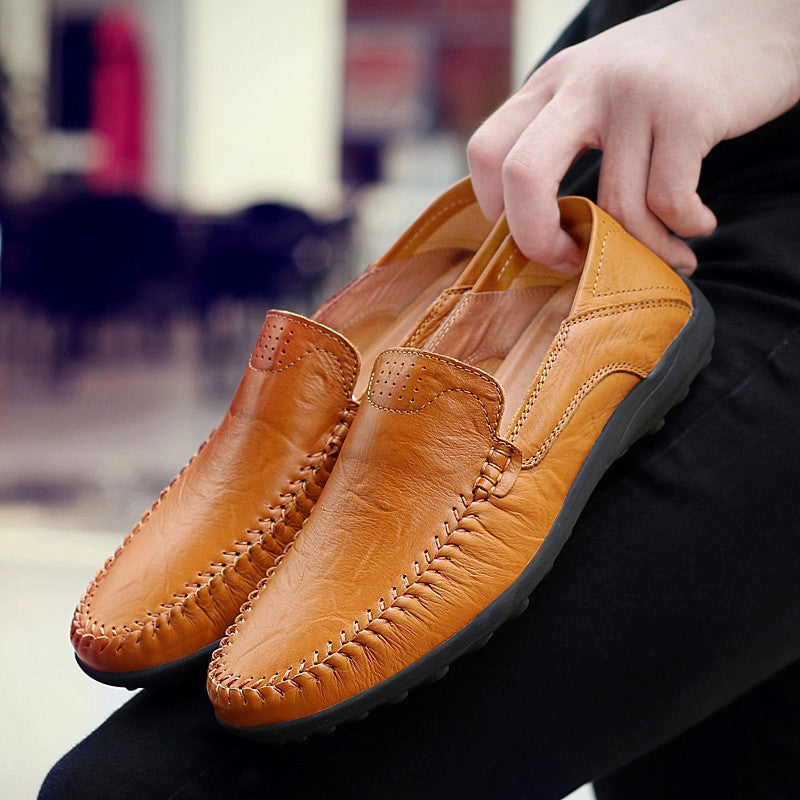 🔥👞【39-44】Módne pánske ležérne topánky z teľacej kože ✅Platba pri doručení ✅2 položky so zľavou 70 %