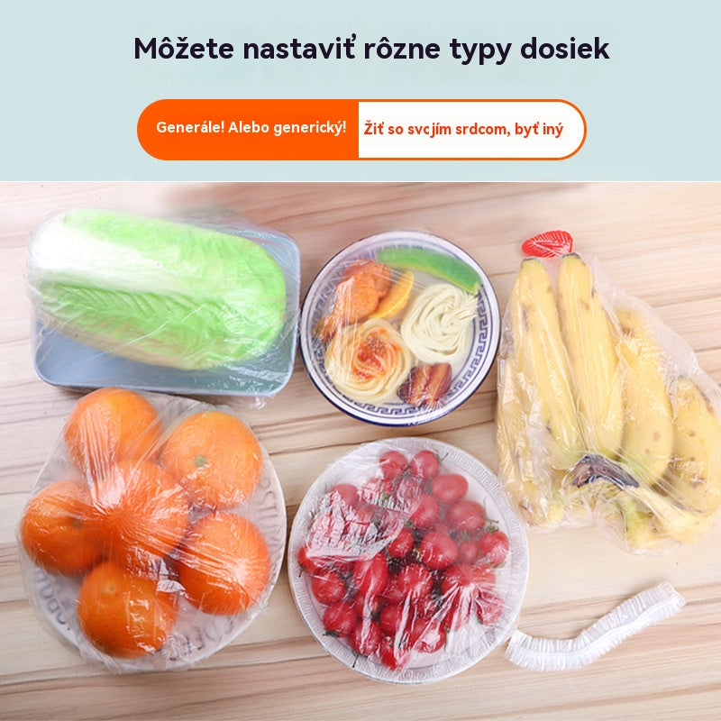 🔥【100/200/400 ks】Jednorazové viečko na ochranu čerstvosti potravín