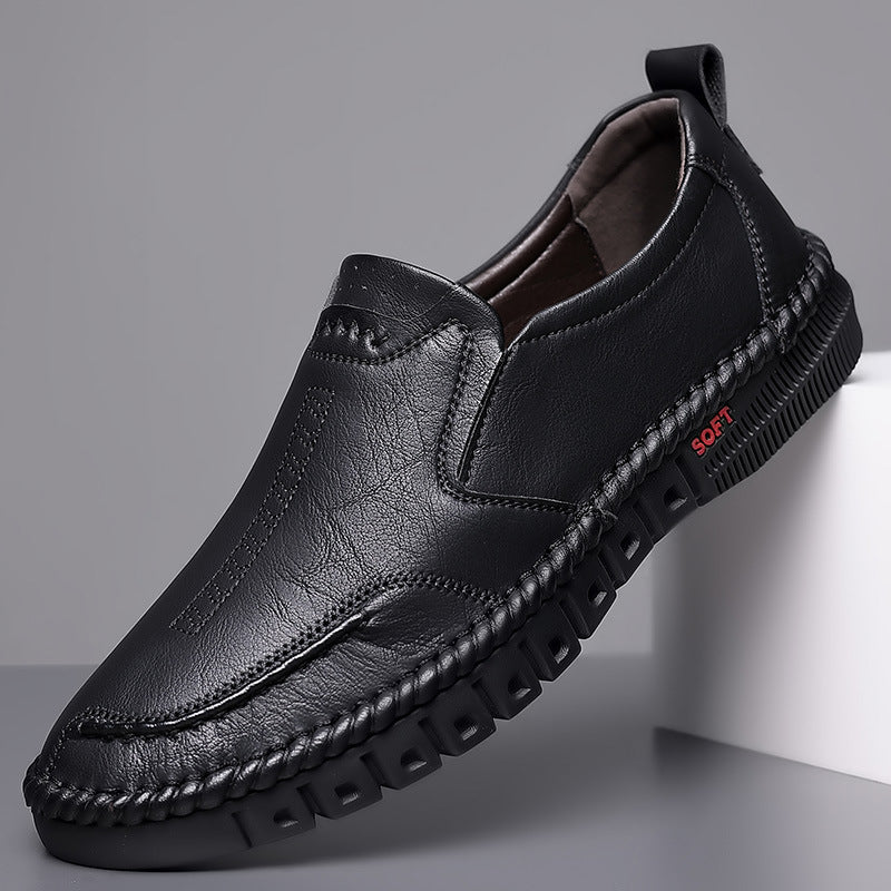 🏆👞【39-44】2026 casualowe buty sportowe dla mężczyzn, wykonane z prawdziwej skóry, z miękką, antypoślizgową, oddychającą podeszwą ✅Płatność przy odbiorze