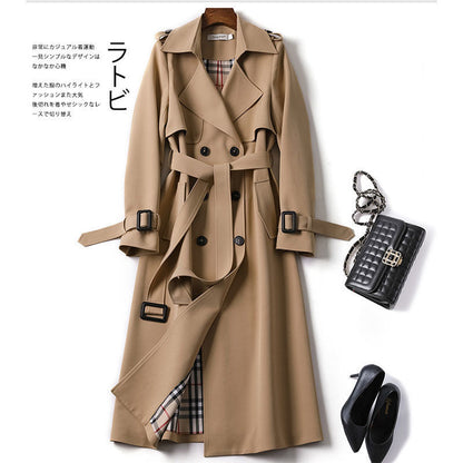 【S-3XL】Nov plašč v britanskem slogu, večjih velikosti, eleganten in vsestranski.