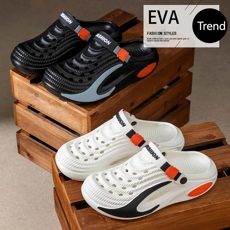 👟 50% zniżki 🌬️ Uniwersalne sandały męskie z grubą podeszwą EVA: antypoślizgowe, superlekkie i oddychające, idealne na plażę, do uprawiania sportu i na co dzień 🏃‍♂️