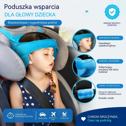 🚗 Skorzystaj teraz z 50% zniżki! 😴 Zagłówek samochodowy do spania: regulowany, miękki i zapewniający dobre podparcie, zapobiega opadaniu głowy, umożliwiając komfortową drzemkę podczas podróży. 🛌