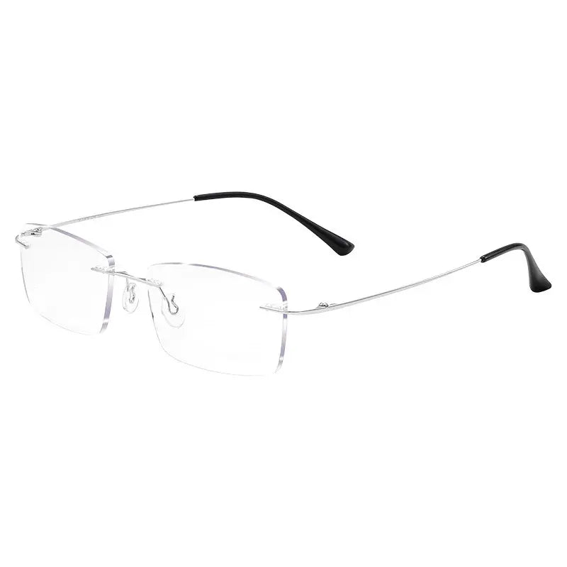 👓 Wysokiej jakości, niezwykle lekkie i przejrzyste profesjonalne okulary bezramkowe z ochroną przed niebieskim światłem. Wzornictwo unisex. ✨