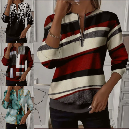 🔥【50 % popust】【S-3XL】Pulover z dolgimi rokavi in raglan potiskom 2026