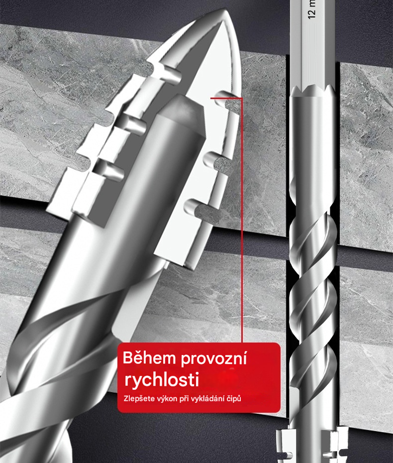🥇【3+4+5+6+8+10+12+14+16 mm】Excentrický vrták 7. generace vyrobený ze super tvrdé wolframové oceli s vroubkovaným ostřím
