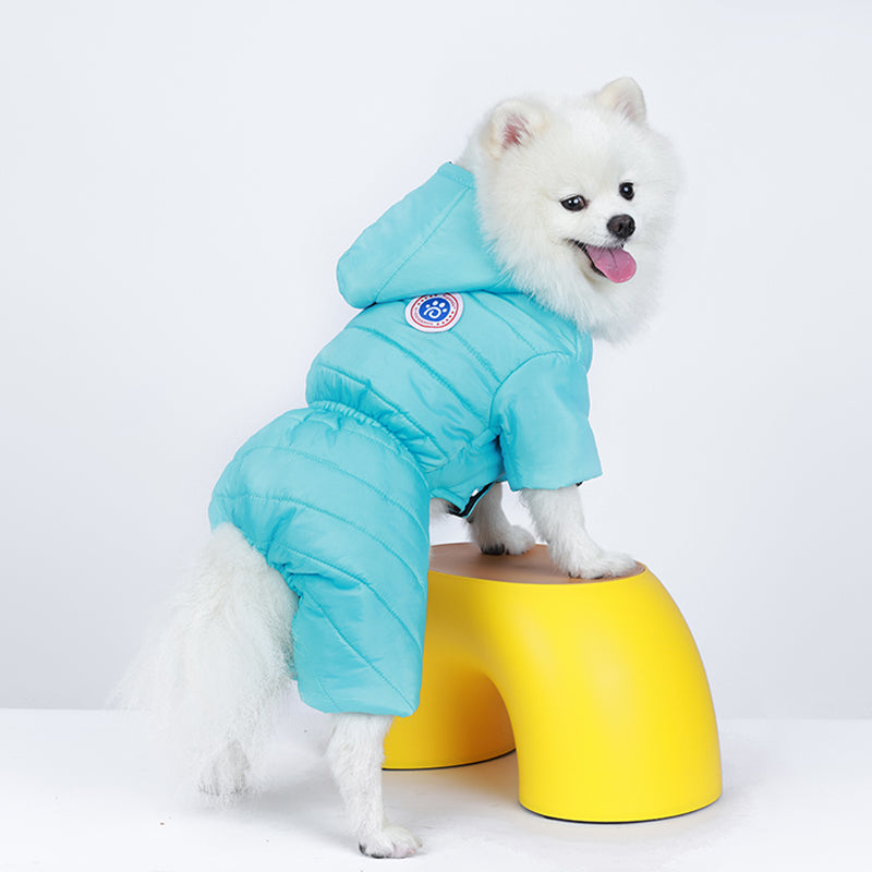 🐶【30% popusta】【1.5-10kg】Oblačila za pse, jesenski in zimski stil, debel bombažen plašč, topla in vodoodporna zimska oblačila za majhne in srednje velike pse, ščitijo vse štiri tačke in so primerna za aktivnosti na prostem.