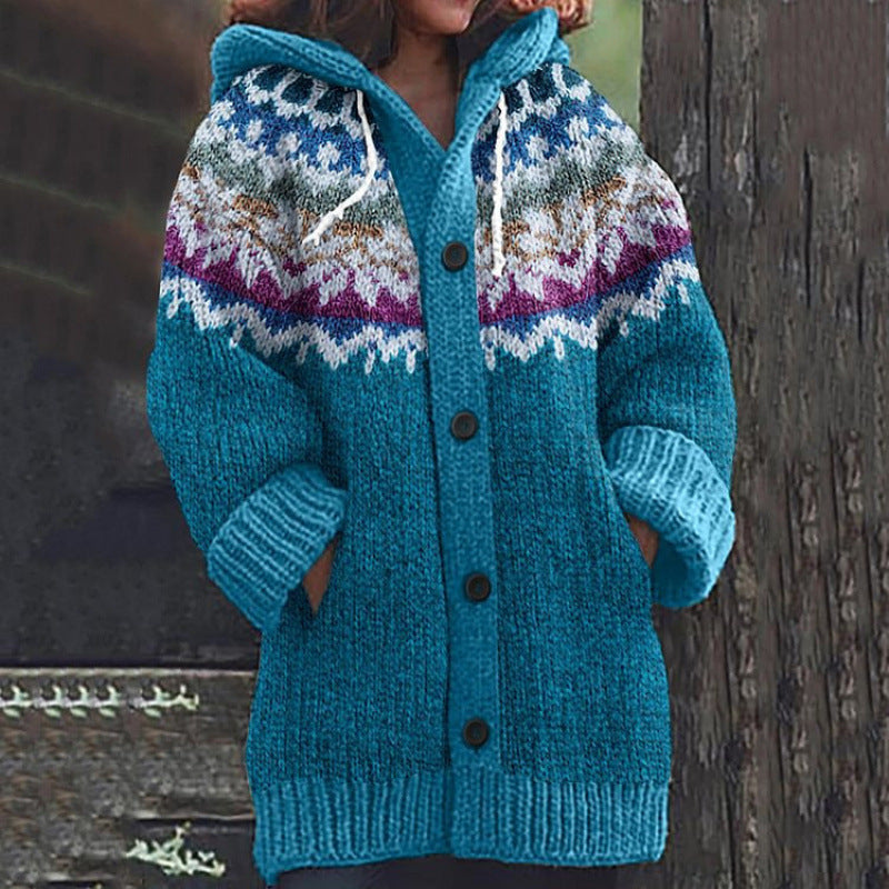 🔥 Ostatni dzień – 50% zniżki 🔥【S–5XL】✨ Nowy kolorowy sweter z kapturem na jesień i zimę