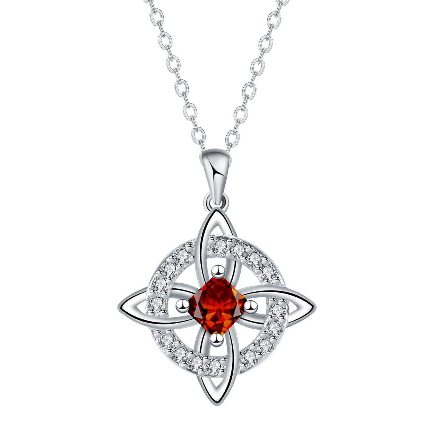 🔮💞Collar místico de nudo de bruja con piedra de nacimiento ✅️Pago contra entrega