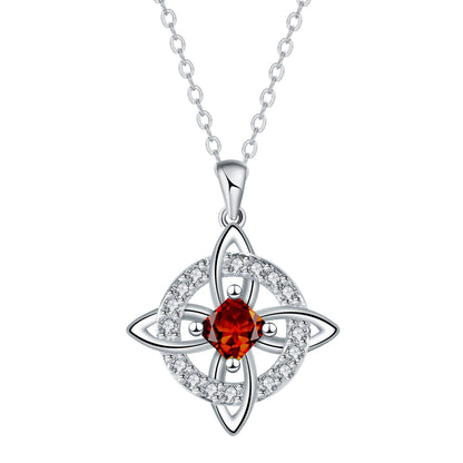 🔮💞Collar místico de nudo de bruja con piedra de nacimiento ✅️Pago contra entrega