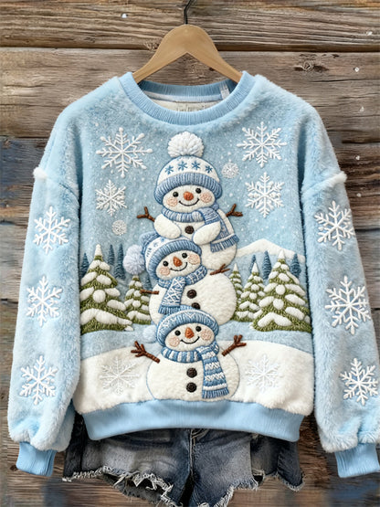 🤗【S-5XL】🔥Damski flanelowy pulower w piękne wzory – ciepły i wygodny