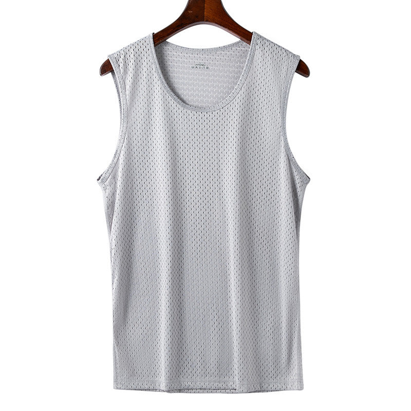 ✅Set de 2 maiouri casual barbati Ice Silk, usor de asortat cu orice tinuta, potrivite pentru purtarea de zi cu zi. ✅ Ușoare, respirabile și cu uscare rapidă.