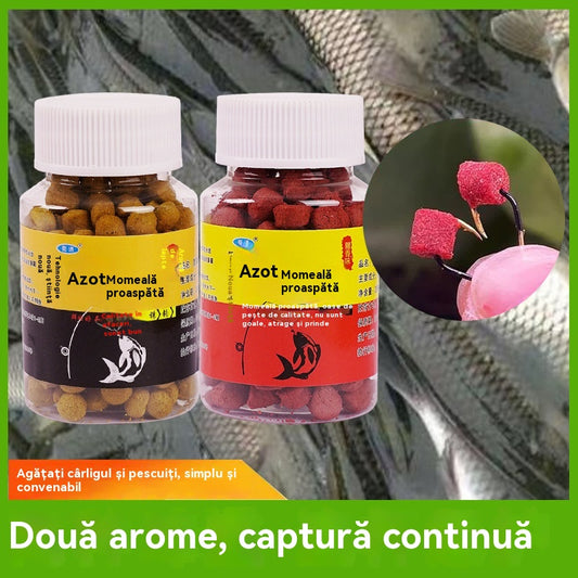 🎣【Pescuit în câteva secunde】【10 sticle】Granule proaspete de momeală de proteine animale