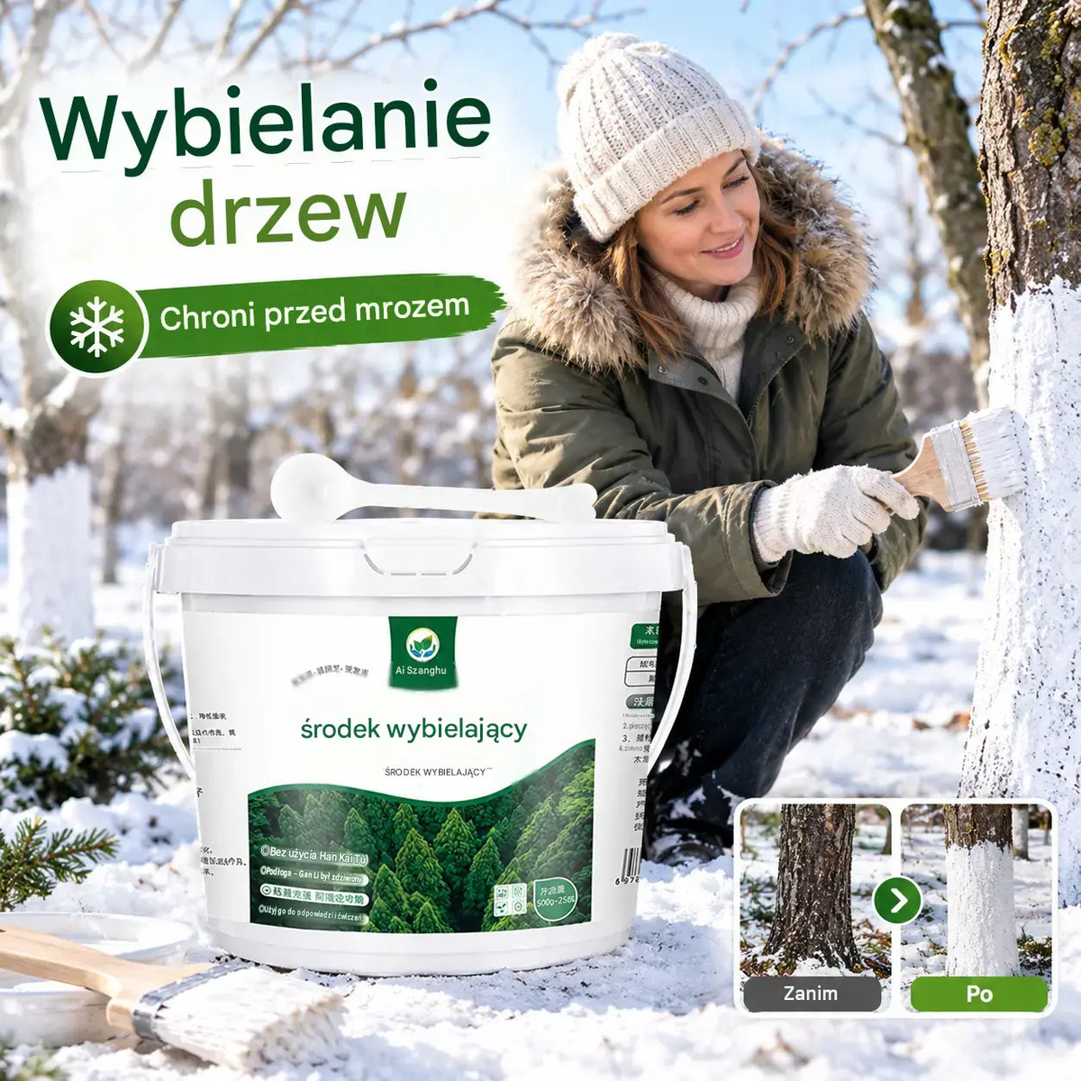 🌳Podwójna ochrona Twoich roślin tej zimy! ❄️ Zestaw: ochrona przed mrozem + środek owadobójczy 🌱✨