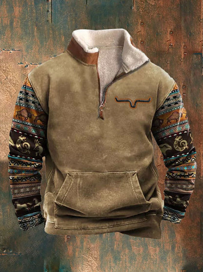 👕【35% KEDVEZMÉNY】【S-4XL】2025-ös őszi-téli férfi divatos, meleg hosszú ujjú pulóver 3D nyomattal