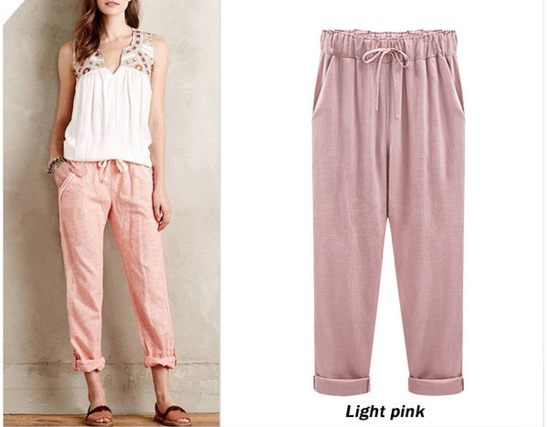 🔥【S-6XL】👖 Pantaloni casual pentru femei la modă nouă 2025💖40-120KG