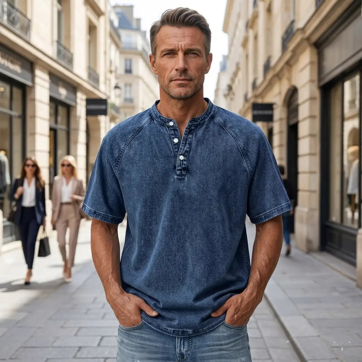 👔【S-4XL】 Swobodny i stylowy T-shirt męski, idealny na wiosnę i lato.