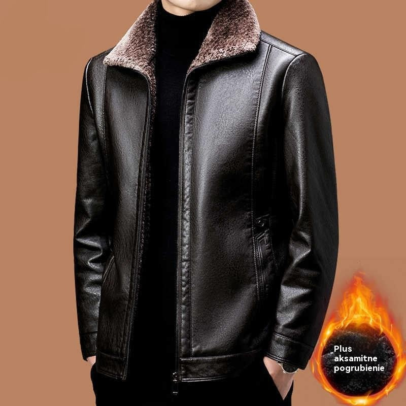 🔥【Kiárusítás】🔥【M-3XL】🖤2025 Férfi téli puha, vastag báránybőr kabát, hétköznapi viselet