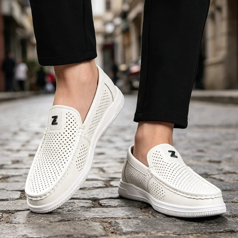 🔥【Zniżka ograniczona czasowo】【39-44】🔥Eleganckie, teksturowane buty skórzane – nowoczesny design, antypoślizgowa podeszwa i trwałość