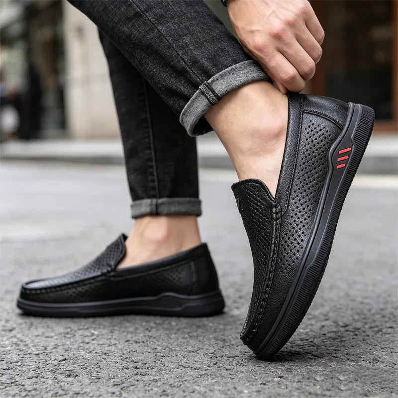 🔥【Zniżka ograniczona czasowo】【39-44】🔥Eleganckie, teksturowane buty skórzane – nowoczesny design, antypoślizgowa podeszwa i trwałość