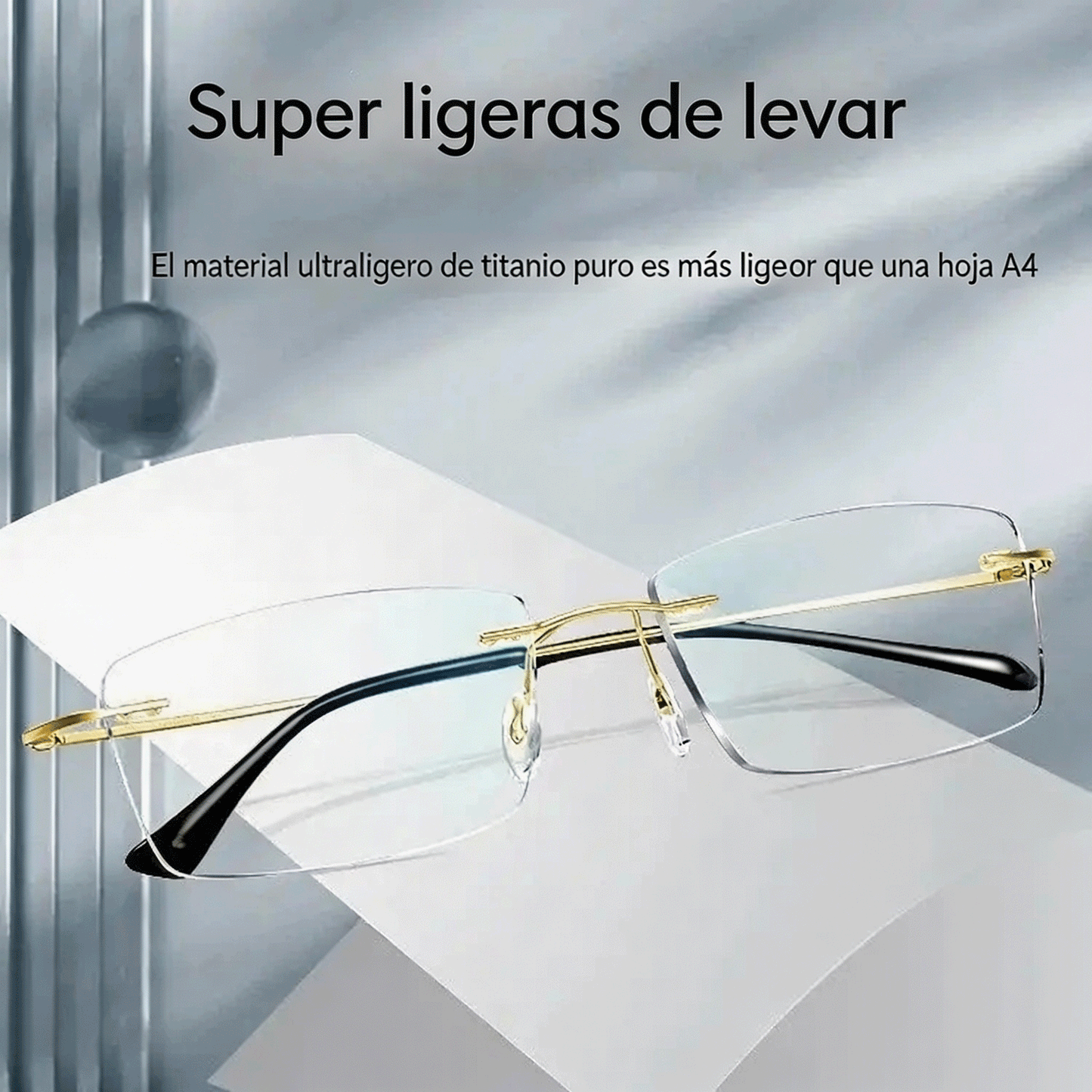 👓 Wysokiej jakości, niezwykle lekkie i przejrzyste profesjonalne okulary bezramkowe z ochroną przed niebieskim światłem. Wzornictwo unisex. ✨