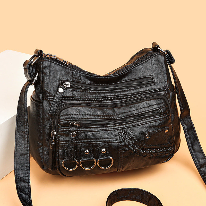 💥【50% zľava po obmedzenú dobu】👜2025 nová veľká mäkká kožená kabelka cez rameno/crossbody