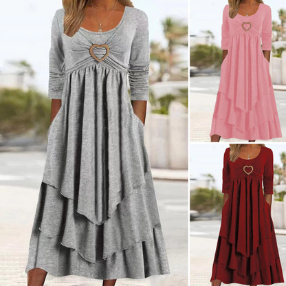 👗 50% отстъпка🔥【40-100kg】2026 Нова семпла рокля от памук и лен, удобна и дишаща материя ✅️Плащане при доставка ✅️2 артикула със 70% отстъпка