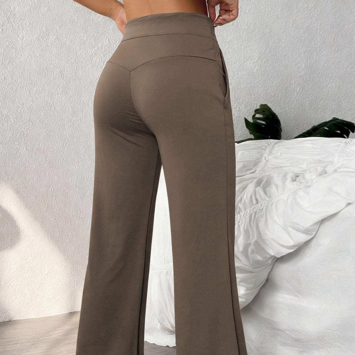 💕💕【S-XL】Нови дамски спортни панталони с прав крачол, свободна кройка, бързосъхнещи, подходящи за ежедневни упражнения и йога.