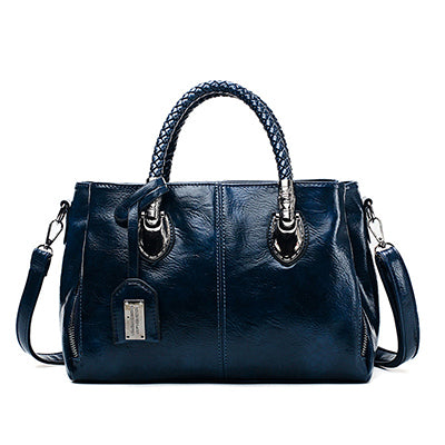 👜【50% zniżki】Stara skórzana torebka Boston, miękka skórzana torba, można nosić na jednym ramieniu